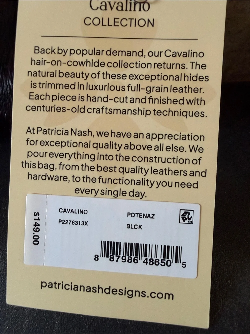 Patricia Nash Cowhide Frame Clutch / Crossbody and Coin Purse Set